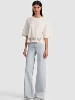 EVAN HEART CUTOUT TEE