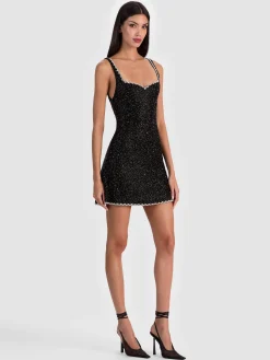 EVE EMBELLISHED MINI DRESS