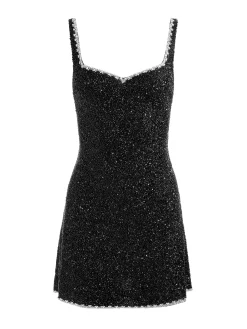 EVE EMBELLISHED MINI DRESS
