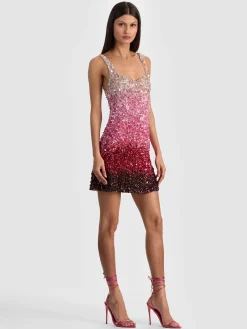EVE EMBELLISHED MINI DRESS