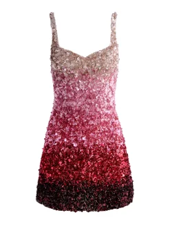 EVE EMBELLISHED MINI DRESS