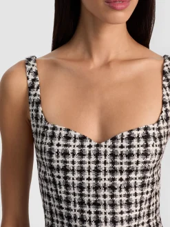 EVE TWEED MINI DRESS