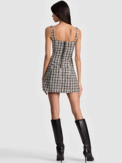 EVE TWEED MINI DRESS