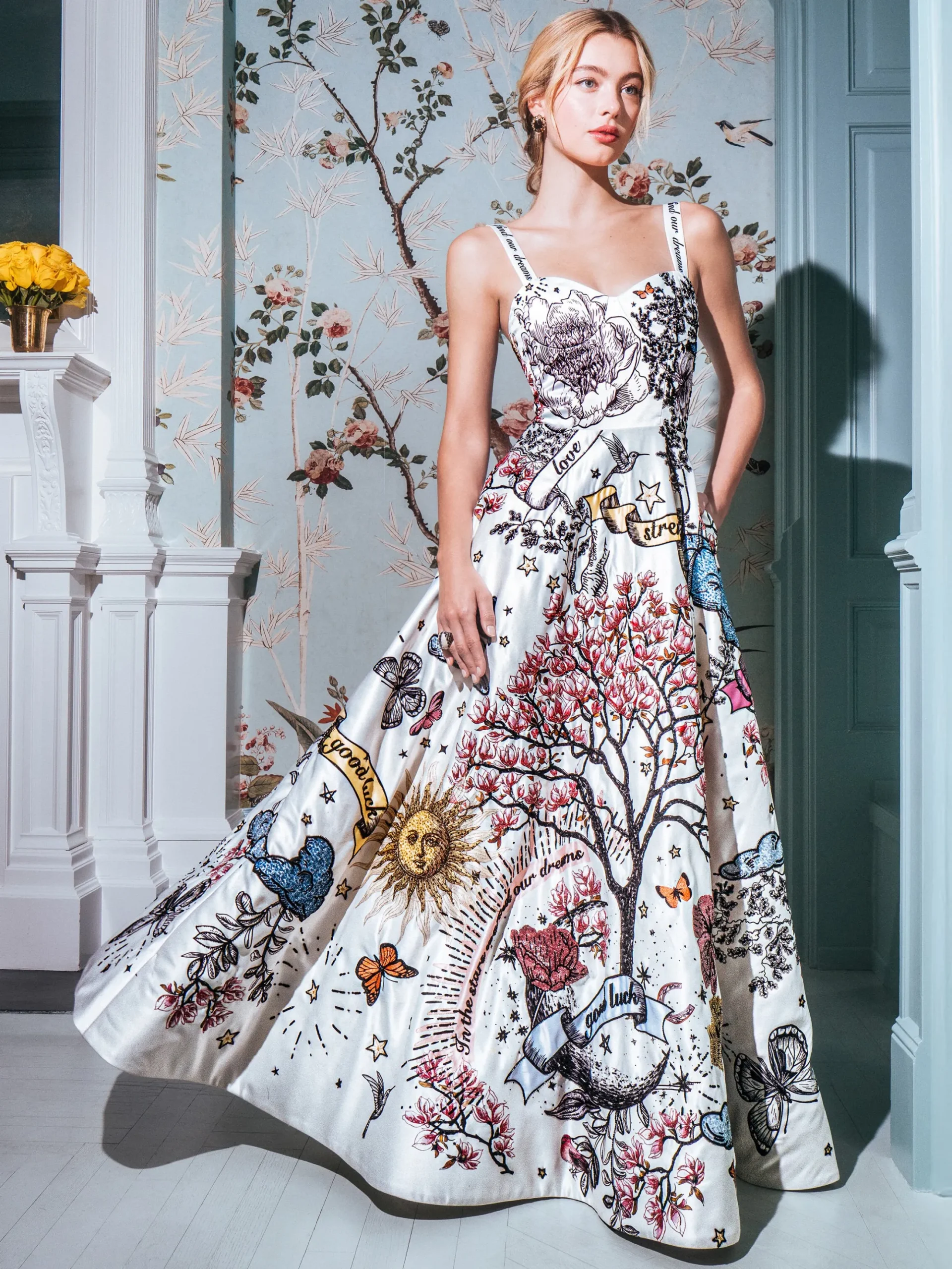 FIA EMBELLISHED MAXI GOWN