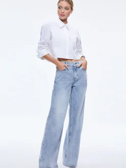 FINELY CROPPED BUTTON DOWN