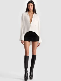 FINELY OVERSIZED BUTTON DOWN