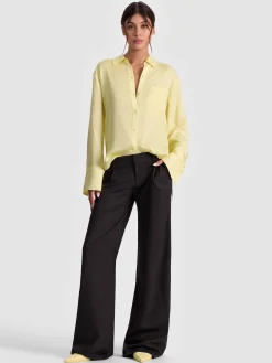 FINELY PINSTRIPED BUTTON DOWN