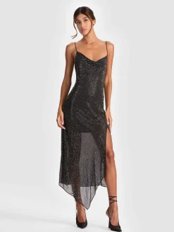 HARMONY EMBELLISHED SLIP DRESS