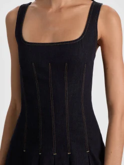 HOLLIS DENIM MINI DRESS