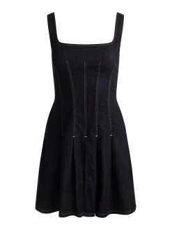 HOLLIS DENIM MINI DRESS