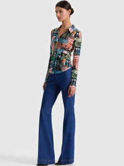 JADE MESH BUTTON DOWN