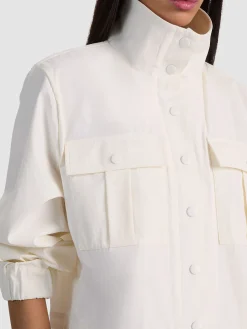 JAMES FUNNEL NECK CROPPED PARKA