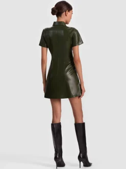 JAMIE VEGAN MINI DRESS
