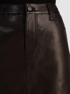 JOSS LEATHER MINI SKIRT