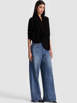 JULES CASHMERE DRAPED PULLOVER