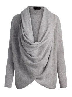 JULES CASHMERE DRAPED PULLOVER