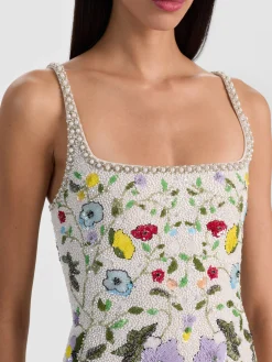 JULIA EMBELLISHED MINI GOWN