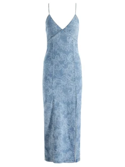 JULIETTA DENIM MIDI DRESS