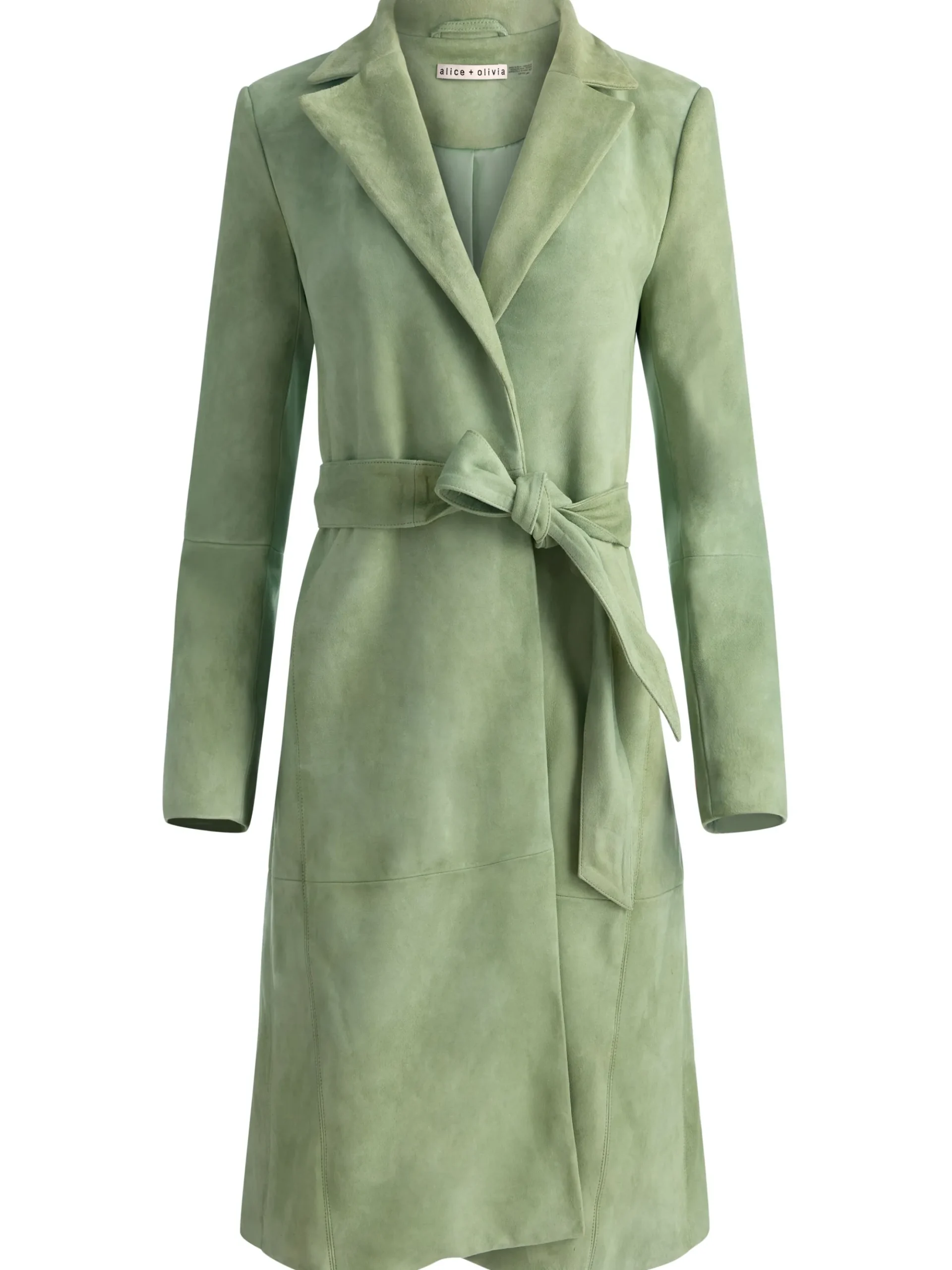 KARLEY SUEDE WRAP COAT