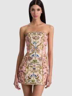 KATIA EMBROIDERED MINI DRESS