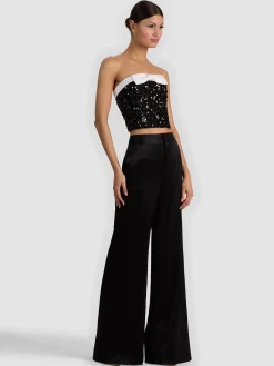 KATYA EMBELLISHED BOW TOP