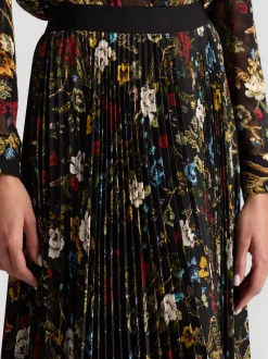 KATZ PLEATED MAXI SKIRT