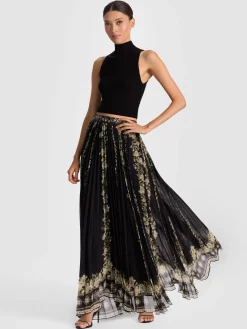 KATZ PLEATED MAXI SKIRT