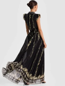 KATZ PLEATED MAXI SKIRT