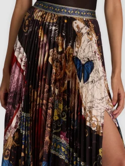 KATZ PLEATED MAXI SKIRT