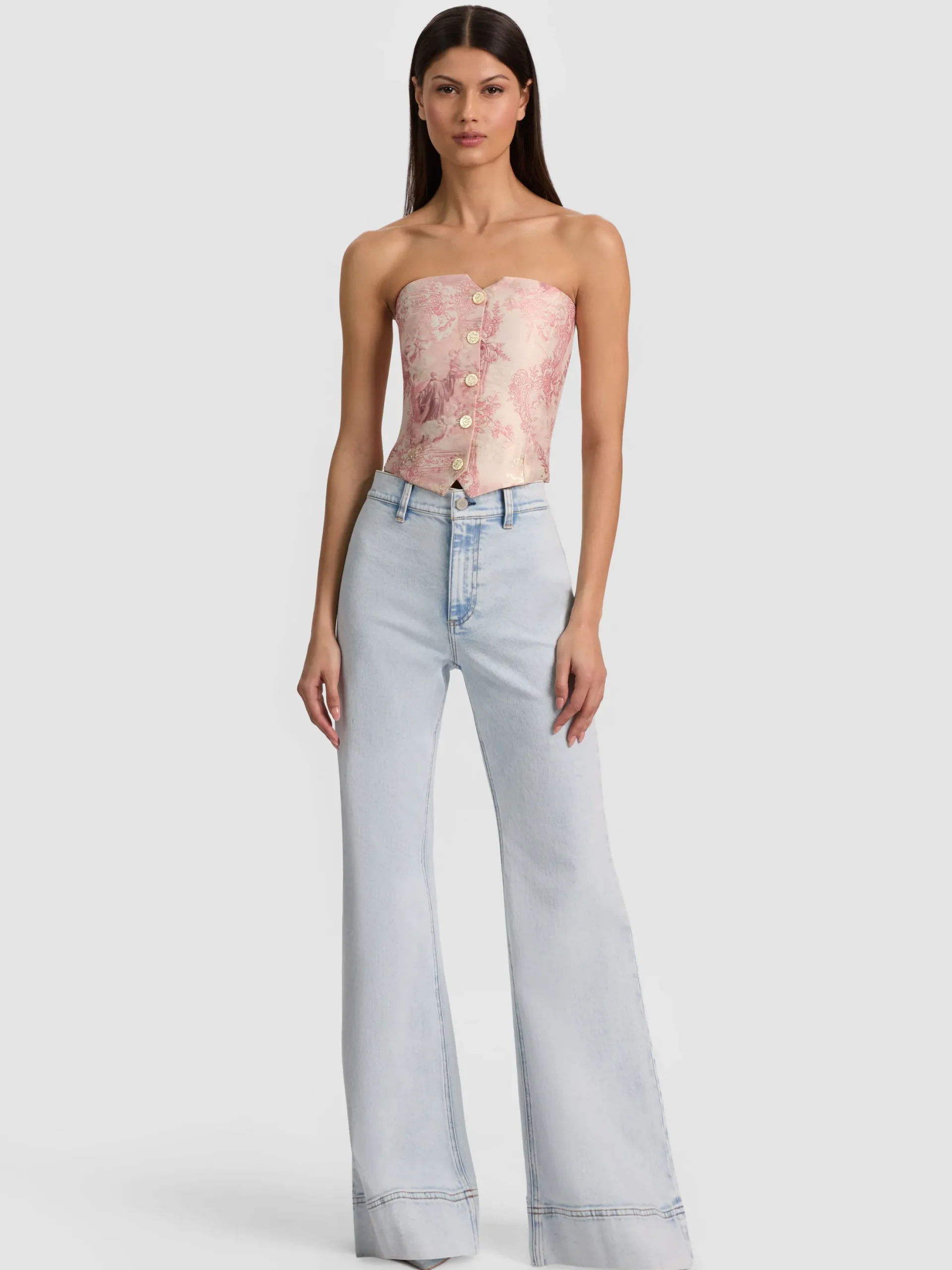 KELCEY STRAPLESS VEST