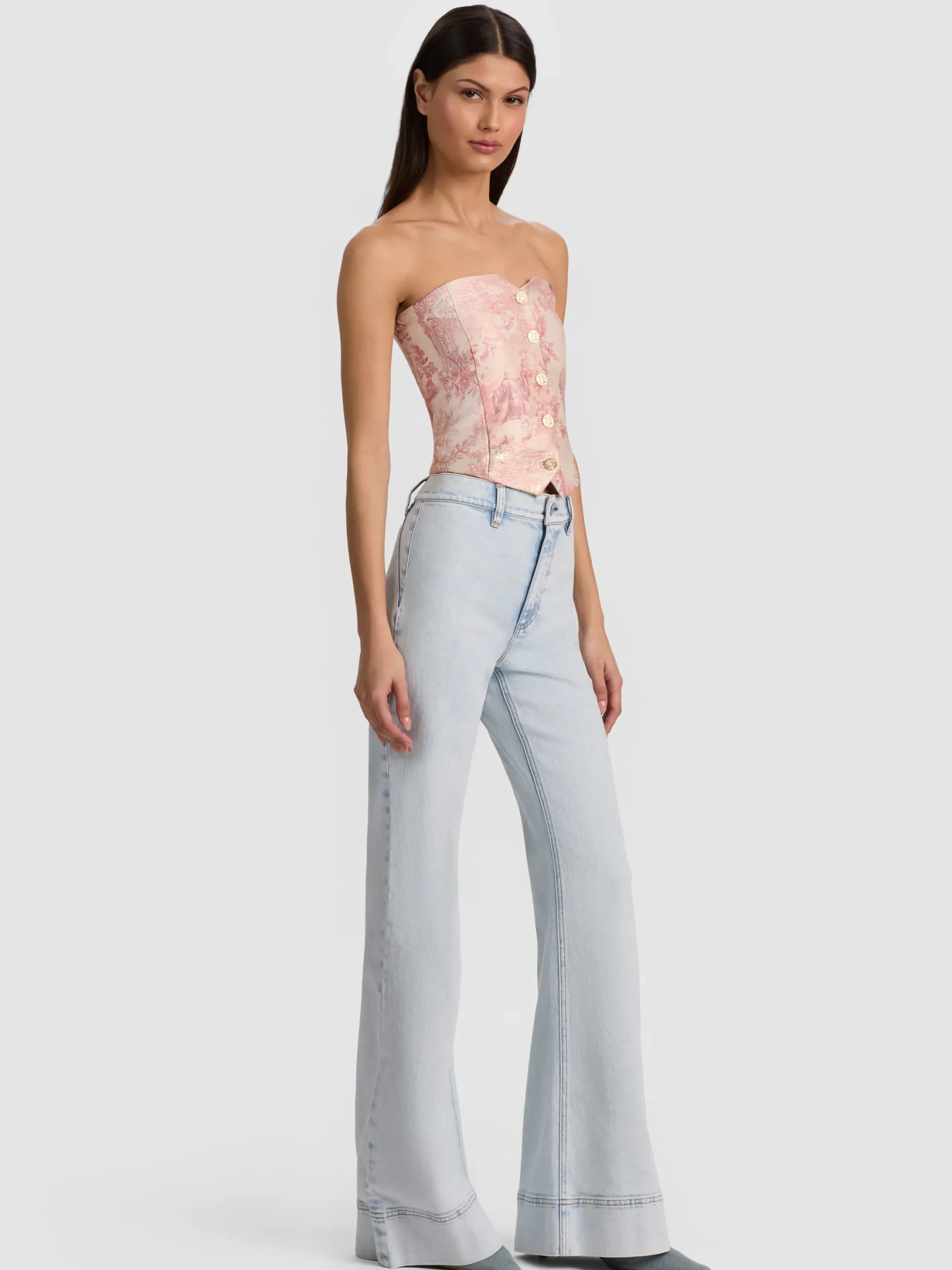 KELCEY STRAPLESS VEST