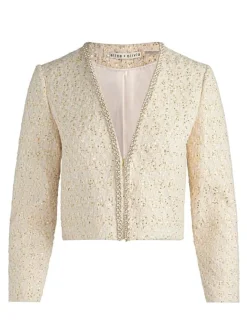 KIDMAN EMBELLISHED TWEED JACKET