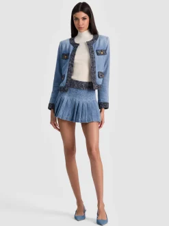 LANDON CROPPED DENIM JACKET