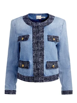 LANDON CROPPED DENIM JACKET