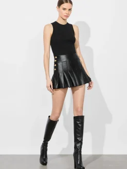 LANNA VEGAN MINI SKIRT