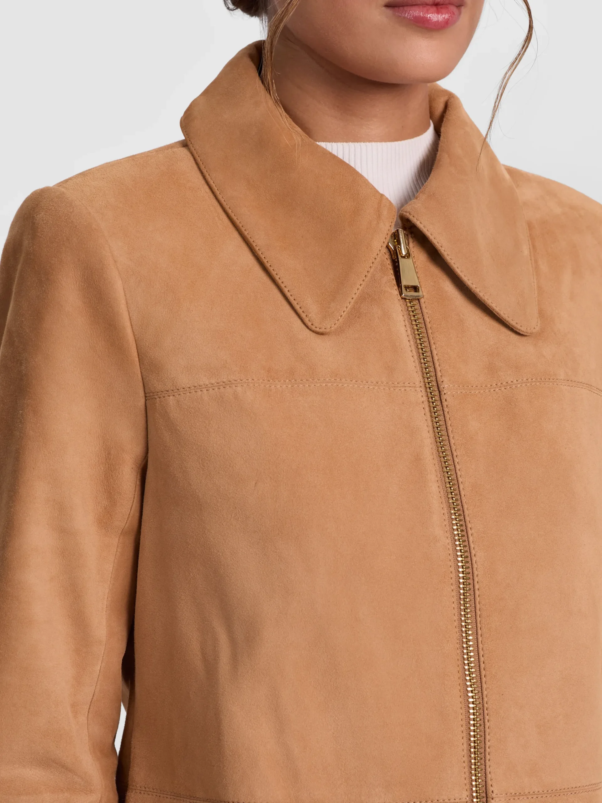 LOGAN SUEDE COAT