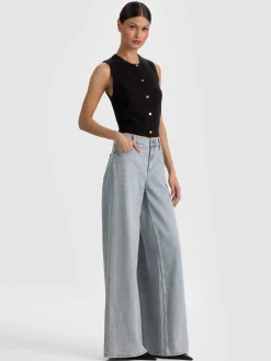 LOLY BUTTON FRONT CASHMERE VEST