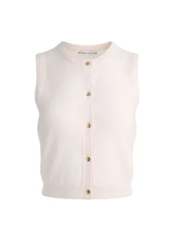 LOLY BUTTON FRONT CASHMERE VEST