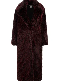 MARVIN FAUX FUR MAXI COAT