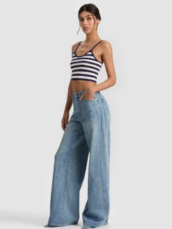 MAUDE STRIPED BRALETTE