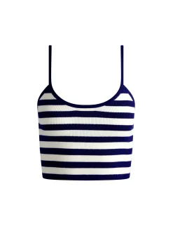 MAUDE STRIPED BRALETTE