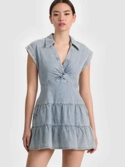 MILA DENIM MINI DRESS