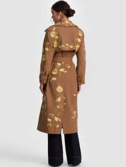 NEVADA EMBROIDERED TRENCH COAT