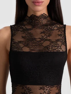 NICHOL LACE MINI DRESS