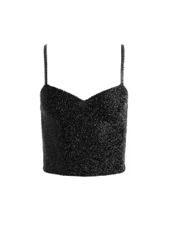 NINA EMBELLISHED BUSTIER TOP