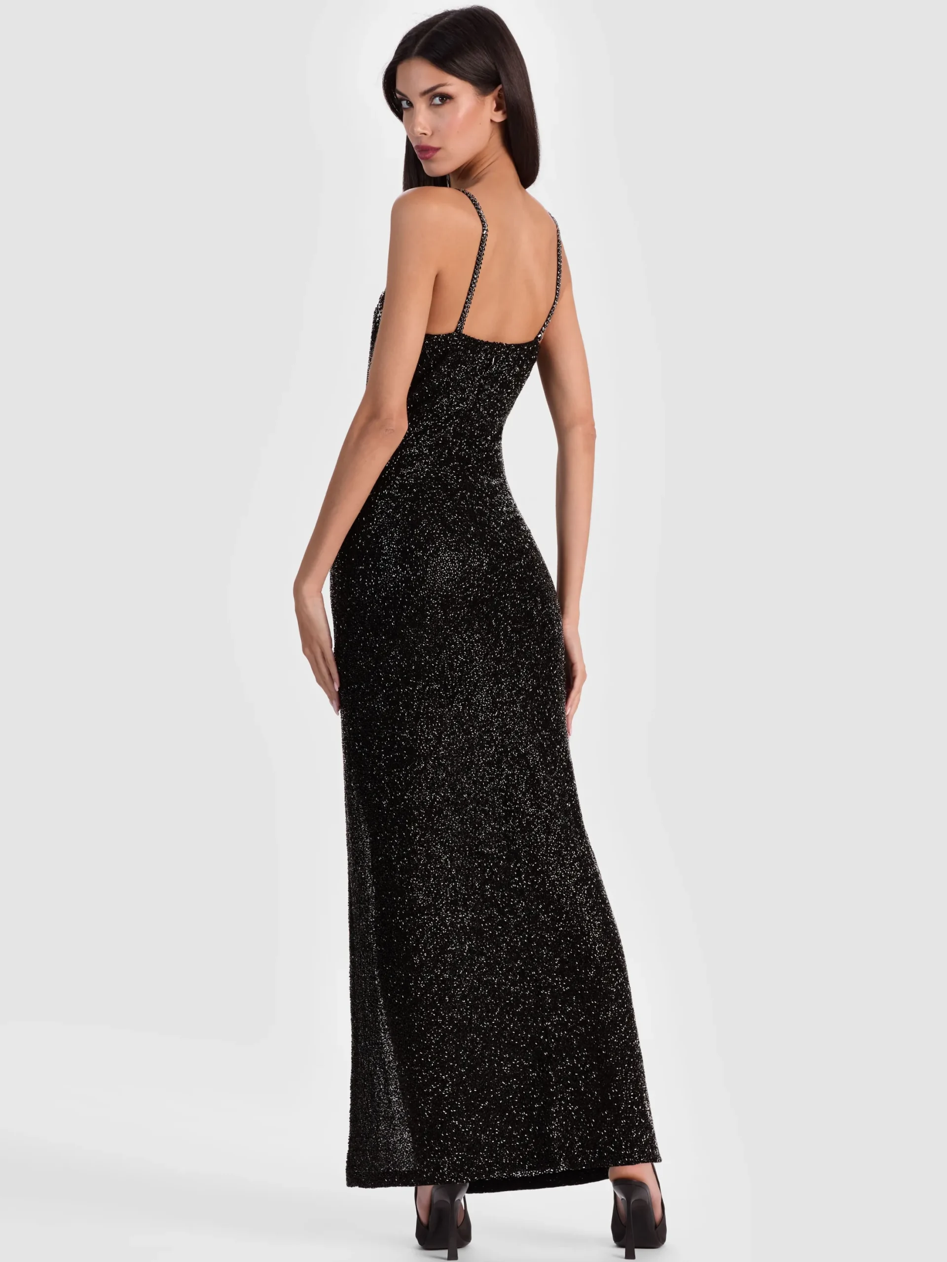 NINA EMBELLISHED MAXI DRESS