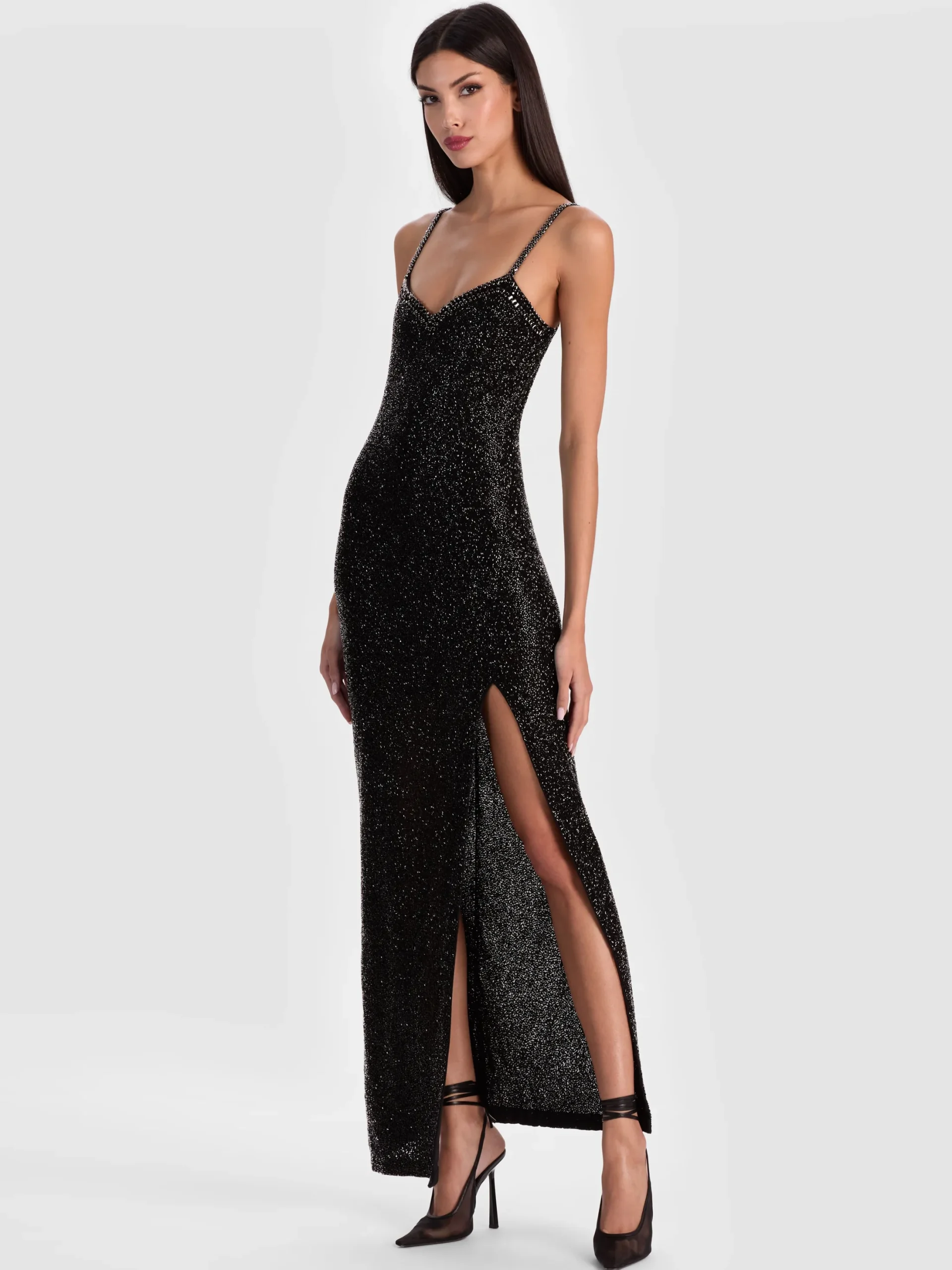 NINA EMBELLISHED MAXI DRESS