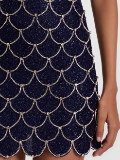 NINA EMBELLISHED MINI DRESS