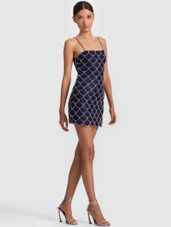 NINA EMBELLISHED MINI DRESS