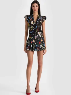 NOAH PLEATED MINI SKORT